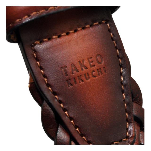 レビュー投稿で+5％還元】タケオキクチ ベルト 85/95cm ピンタイプ