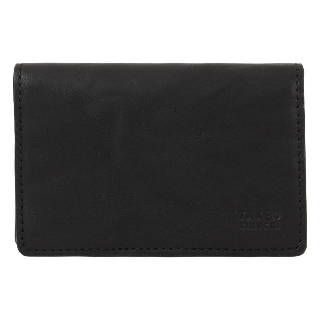 レビュー投稿で+5％還元】タケオキクチ 通しマチ名刺入れ 本革 通し