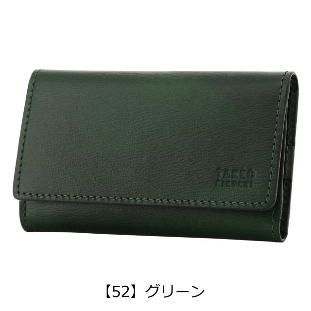 レビュー投稿で+5％還元】タケオキクチ キーケース 本革 メンズ ルーナ