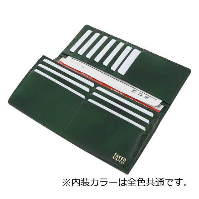 【レビュー投稿で+5％還元】タケオキクチ 長財布 かぶせ 本革 ルーナ 7140121 TAKEO KIKUCHI | 牛革 レザー 開運 一粒万倍日_8