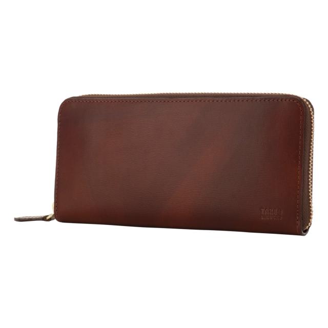 レビュー投稿で+5％還元】タケオキクチ 長財布 ラウンドファスナー 本