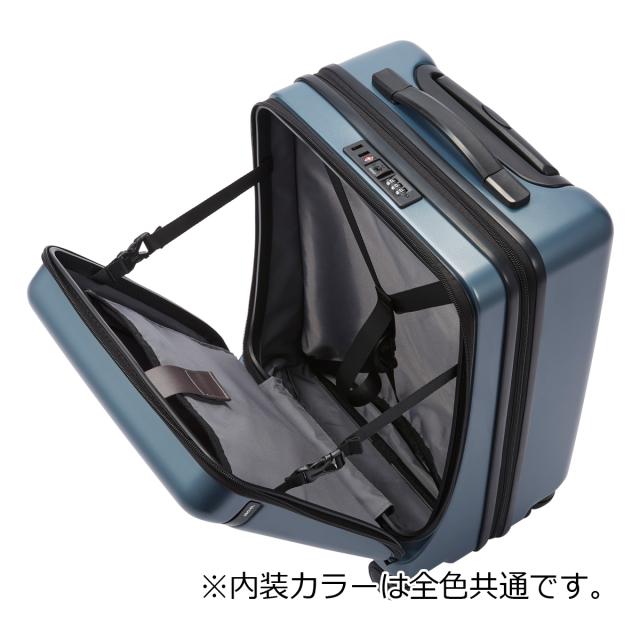 【レビュー投稿で+5％還元】エーストーキョー スーツケース 38L 54cm 3.2kg コーナーストーン2Z 機内持ち込み 06863 ace.TOKYO | TSAロック搭載 エキスパンダブル フロントポケット 双輪キャスター クリスマス_mp