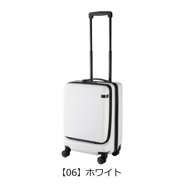 【レビュー投稿で+5％還元】エーストーキョー スーツケース 38L 54cm 3.2kg コーナーストーン2Z 機内持ち込み 06863 ace.TOKYO | TSAロック搭載 エキスパンダブル フロントポケット 双輪キャスター クリスマス_mp