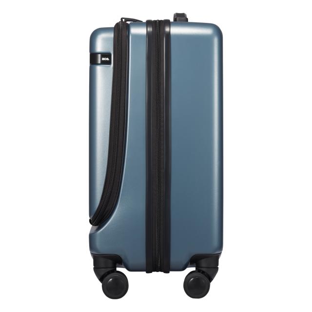 【レビュー投稿で+5％還元】エーストーキョー スーツケース 38L 54cm 3.2kg コーナーストーン2Z 機内持ち込み 06863 ace.TOKYO | TSAロック搭載 エキスパンダブル フロントポケット 双輪キャスター クリスマス_mp