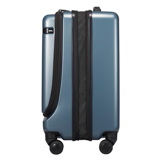 【レビュー投稿で+5％還元】エーストーキョー スーツケース 38L 54cm 3.2kg コーナーストーン2Z 機内持ち込み 06863 ace.TOKYO | TSAロック搭載 エキスパンダブル フロントポケット 双輪キャスター クリスマス_mp