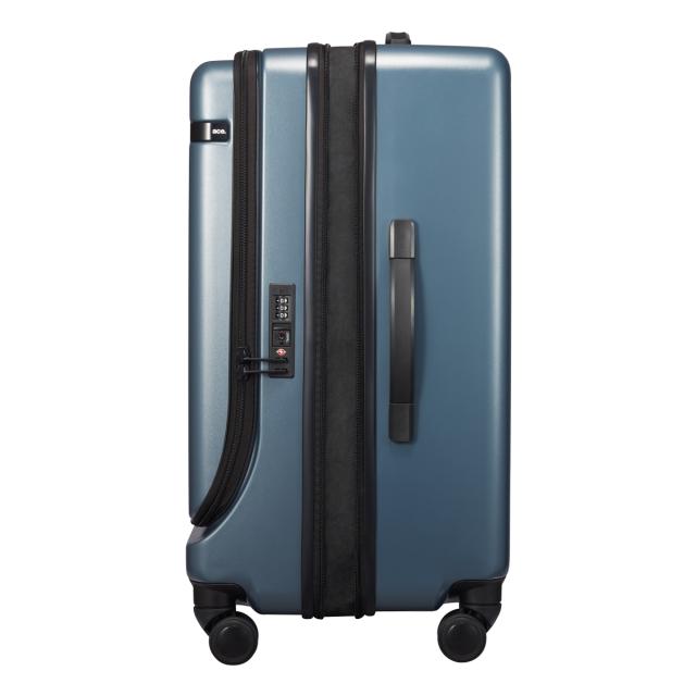 【レビュー投稿で+5％還元】エーストーキョー スーツケース 71L 65cm 4.1kg コーナーストーン2Z 06864 ace.TOKYO | TSAロック搭載 エキスパンダブル フロントオープン 双輪キャスター クリスマス_mp