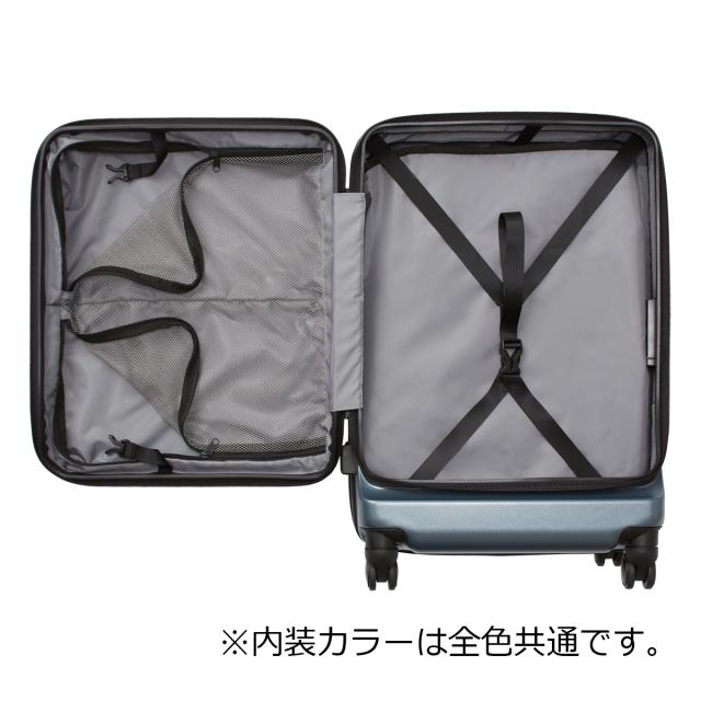 【レビュー投稿で+5％還元】エーストーキョー スーツケース 71L 65cm 4.1kg コーナーストーン2Z 06864 ace.TOKYO | TSAロック搭載 エキスパンダブル フロントオープン 双輪キャスター クリスマス_mp