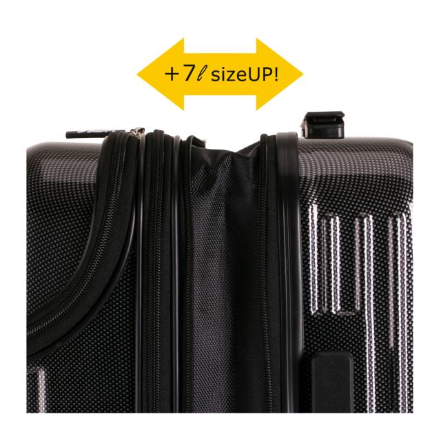 【レビュー投稿で+5％還元】ヘム スーツケース 機内持ち込み 43L 47.5cm 3.4kg リム TR-024-01 HeM｜ハード ファスナー キャリーバッグ キャリーケース トップオープン 拡張 TSAロック搭載 クリスマス_mp