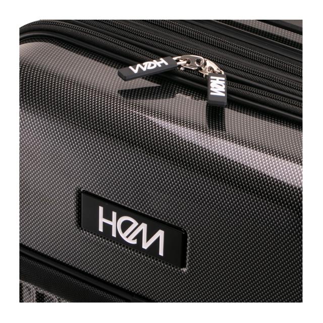 【レビュー投稿で+5％還元】ヘム スーツケース 機内持ち込み 43L 47.5cm 3.4kg リム TR-024-01 HeM｜ハード ファスナー キャリーバッグ キャリーケース トップオープン 拡張 TSAロック搭載 クリスマス_mp