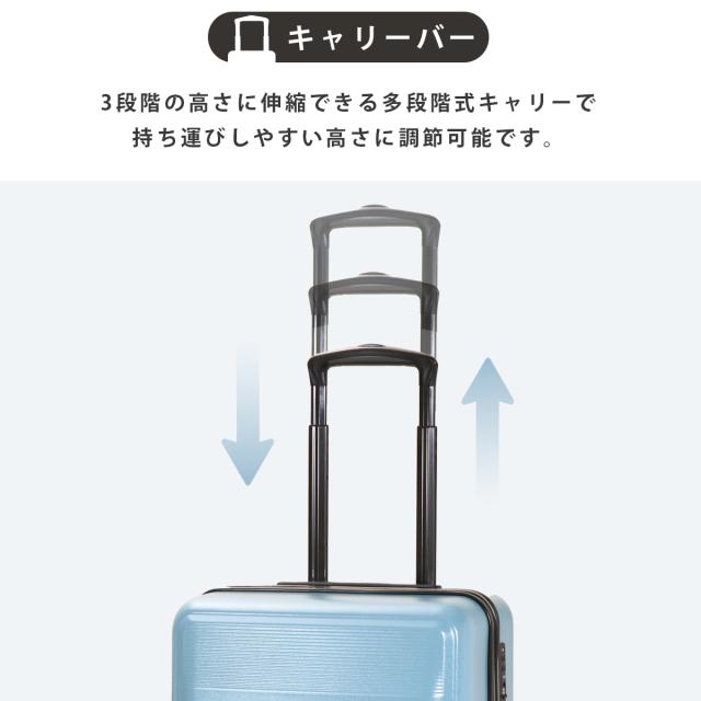 【レビュー投稿で+5％還元】トランジットラウンジ スーツケース 機内持ち込み リップル 34L 46cm 3kg ハード ファスナー 20201 TRANSIT LOUNGE キャリーバッグ キャリーケース TSAロック搭載 1年保証_6