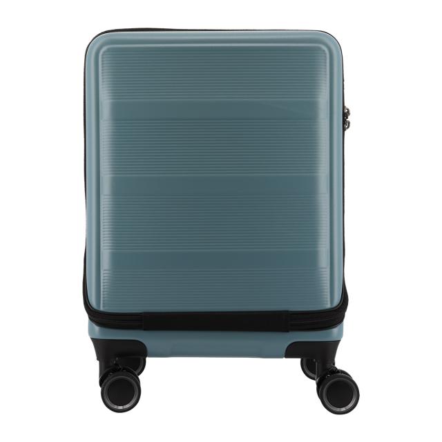 【レビュー投稿で+5％還元】トランジットラウンジ スーツケース 機内持ち込み フロントオープン リップルFO 35L 47cm 3.6kg 20239 TRANSIT LOUNGE｜キャリーケース キャリーバッグ フロントポケット ハードケース ファスナー TSAロック搭載 クリスマス_mp