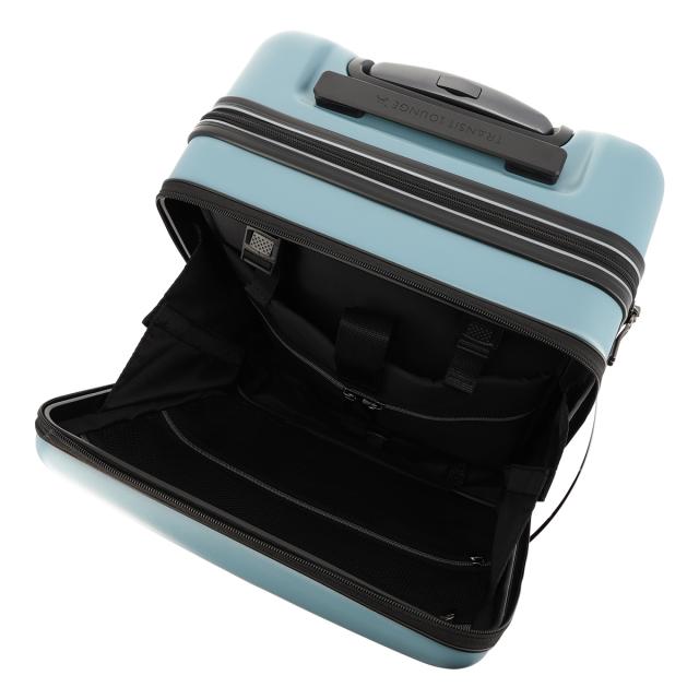 【レビュー投稿で+5％還元】トランジットラウンジ スーツケース 機内持ち込み フロントオープン リップルFO 35L 47cm 3.6kg 20239 TRANSIT LOUNGE｜キャリーケース キャリーバッグ フロントポケット ハードケース ファスナー TSAロック搭載 クリスマス_mp