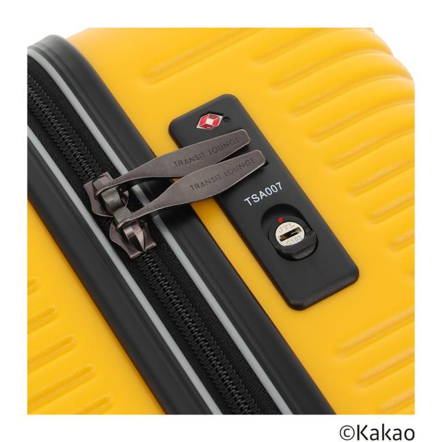 【レビュー投稿で+5％還元】トランジットラウンジ カカオフレンズ スーツケース 34L 46cm 2.8kg50020 TRANSIT LOUNGE KAKAO FRIENDS | キャリーケース ハードキャリー ファスナー TSAロック搭載 クリスマス_mp