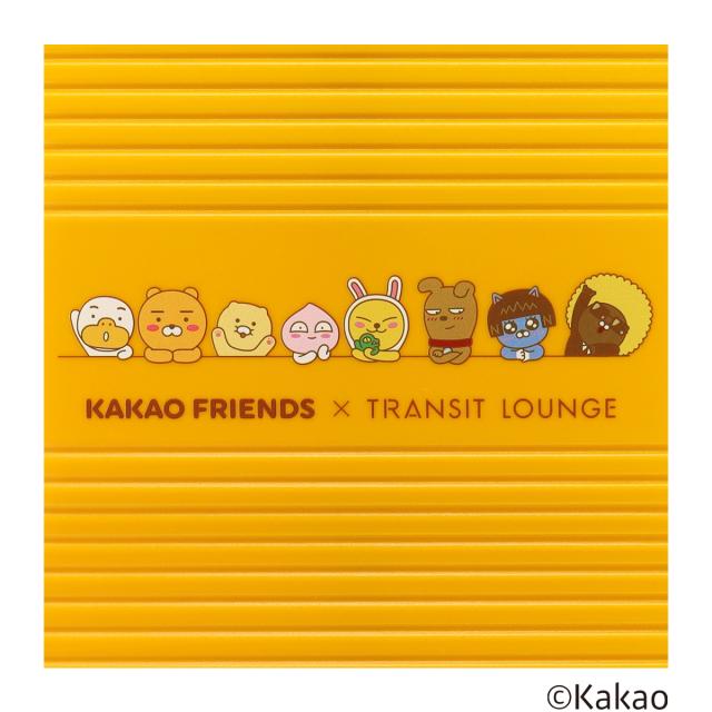 【レビュー投稿で+5％還元】トランジットラウンジ カカオフレンズ スーツケース 34L 46cm 2.8kg50020 TRANSIT LOUNGE KAKAO FRIENDS | キャリーケース ハードキャリー ファスナー TSAロック搭載 クリスマス_mp