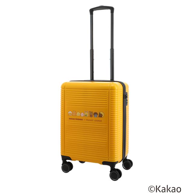 【レビュー投稿で+5％還元】トランジットラウンジ カカオフレンズ スーツケース 34L 46cm 2.8kg50020 TRANSIT LOUNGE KAKAO FRIENDS | キャリーケース ハードキャリー ファスナー TSAロック搭載 クリスマス_mp