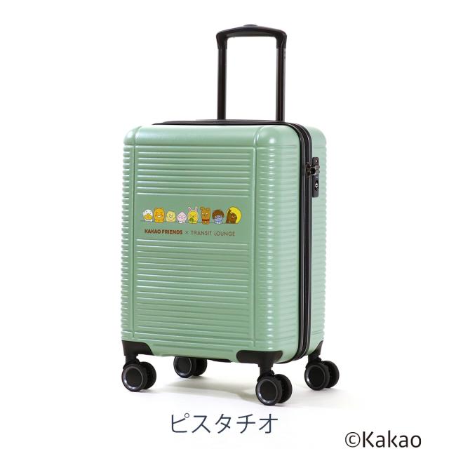 【レビュー投稿で+5％還元】トランジットラウンジ カカオフレンズ スーツケース 34L 46cm 2.8kg50020 TRANSIT LOUNGE KAKAO FRIENDS | キャリーケース ハードキャリー ファスナー TSAロック搭載 クリスマス_mp