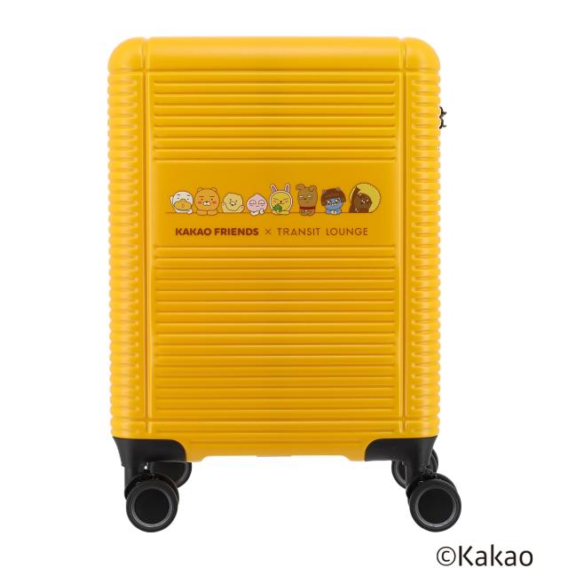 【レビュー投稿で+5％還元】トランジットラウンジ カカオフレンズ スーツケース 34L 46cm 2.8kg50020 TRANSIT LOUNGE KAKAO FRIENDS | キャリーケース ハードキャリー ファスナー TSAロック搭載 クリスマス_mp