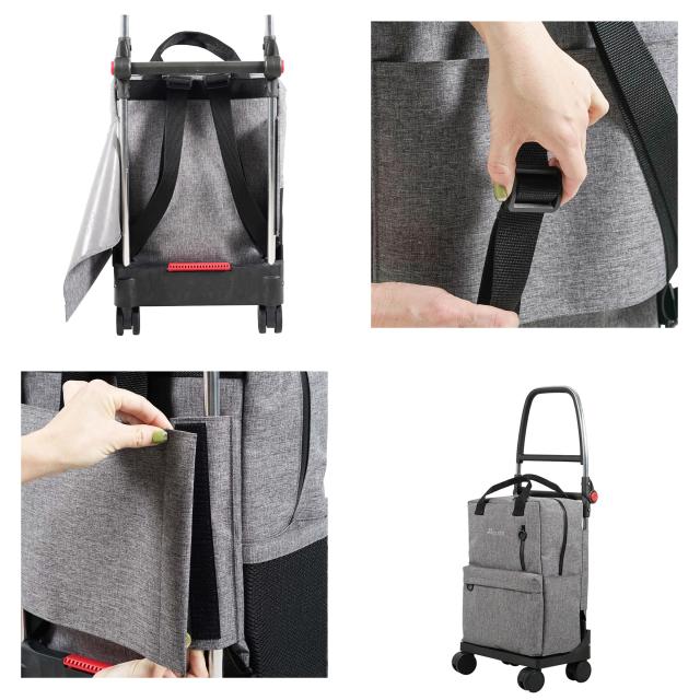 【レビュー投稿で+5％還元】ロルサー キャリーカート 20L リュック バックパック ショッピングカート ショッピングキャリー キャリーバッグ お買い物カート 機内持ち込み可 メンズ レディース T-SHOP MINI ROLSER 旅行 トラベル 出張 会社 ビジネス レビュー投稿で+5％還元】ロルサー キャリーカート 20L リュック