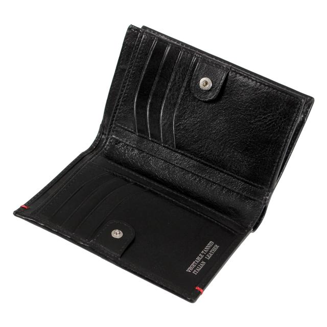 レビュー投稿で+5％還元】ザ・ショップ・ティーケー 二つ折り財布 本革