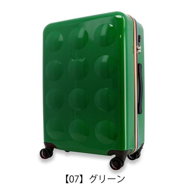 【レビュー投稿で+5％還元】ツモリチサト キャリー スーツケース 58L 60cm 3.9kg ハードキャリー 4261 新ネコドットキャリー tsumori chisato CARRY TSAロック搭載 キャリーケース 軽量 360度回転キャスター クリスマス_mp