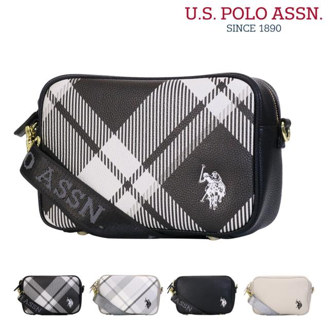 【レビュー投稿で+5％還元】ユーエスポロアッスン ショルダーバッグ レディース USPA-2675 US POLO ASSN｜ミニショルダー 斜め掛け チェック柄 クリスマス_mp クリスマス_wp