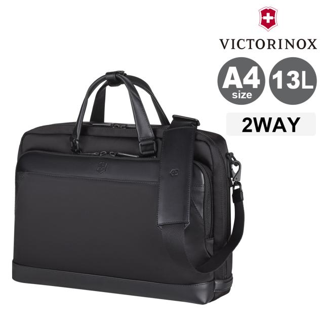 【レビュー投稿で+5％還元】ビクトリノックス ブリーフケース A4 13L 2WAY メンズ ブラック 611805 ALOX NERO アロックス ネロ VICTORINOX ビジネスバッグ ショルダーバッグ クリスマス_mp