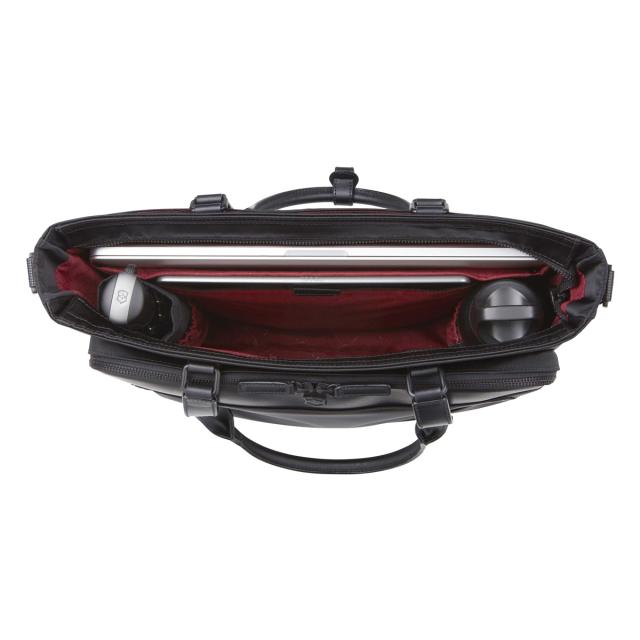 【レビュー投稿で+5％還元】ビクトリノックス トートバッグ 2WAY A4 16L ブラック 611807 ALOX NERO アロックス ネロ VICTORINOX ショルダーバッグ 肩掛け_4