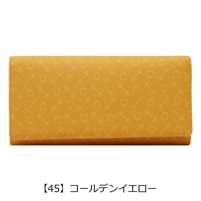 【レビュー投稿で+5％還元】ホワイ 長財布 かぶせ HSC コインハーネス SLG レディース 810730 Why | 馬蹄 エンボス 型押し 開運 一粒万倍日_15