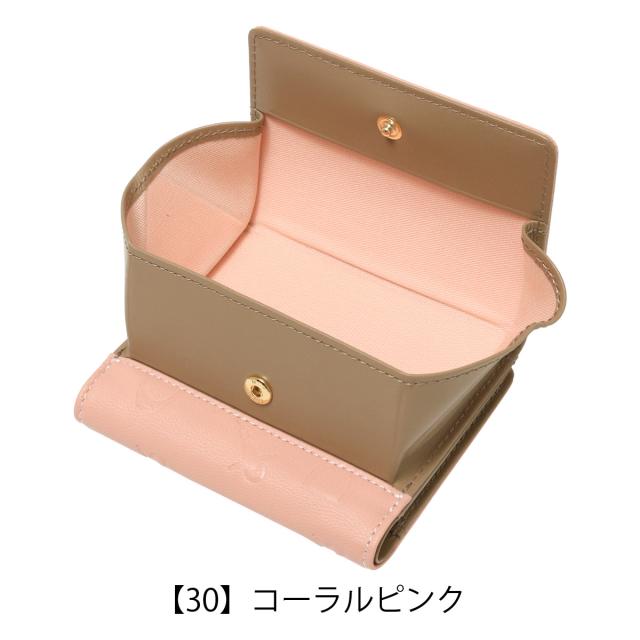【レビュー投稿で+5％還元】ホワイ 二つ折り財布 本革 ハーネスシェードエンボスレザー SLG レディース 819803 Why | エンボス 山羊革 レザー バイカラー 開運 一粒万倍日_16