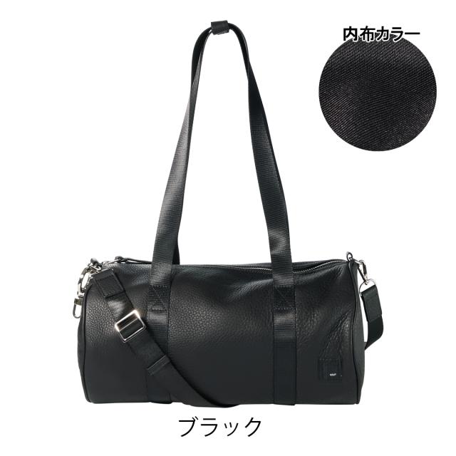 【レビュー投稿で+5％還元】ワク ショルダーバッグ  ミニボストンバッグ WK-0089 waku ドラムバッグ 本革 牛革 レザー 2WAY_10