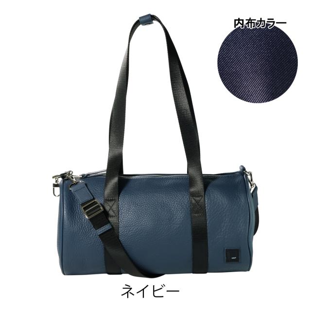 【レビュー投稿で+5％還元】ワク ショルダーバッグ  ミニボストンバッグ WK-0089 waku ドラムバッグ 本革 牛革 レザー 2WAY_11