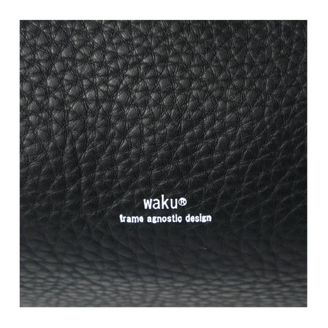 【レビュー投稿で+5％還元】ワク ショルダーバッグ  ミニボストンバッグ WK-0089 waku ドラムバッグ 本革 牛革 レザー 2WAY_8
