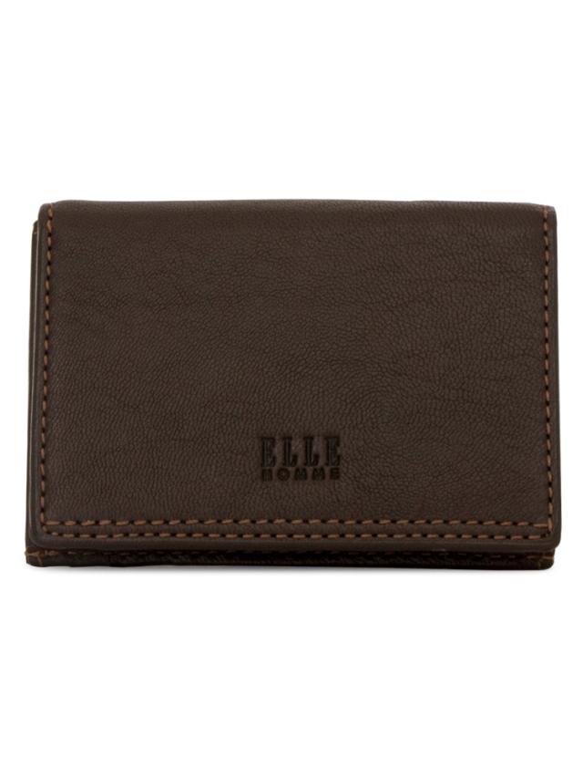 レビュー投稿で+5％還元】エルオム 名刺入れ 羊革 レザー メンズ