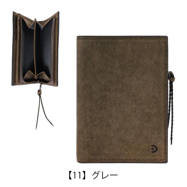 【レビュー投稿で+5％還元】バギーポート 二つ折り財布 本革 ミドルウォレット メンズ レディース ZYS2402 ブオナ BAGGY PORT イタリアンレザー 経年変化 開運 一粒万倍日_9