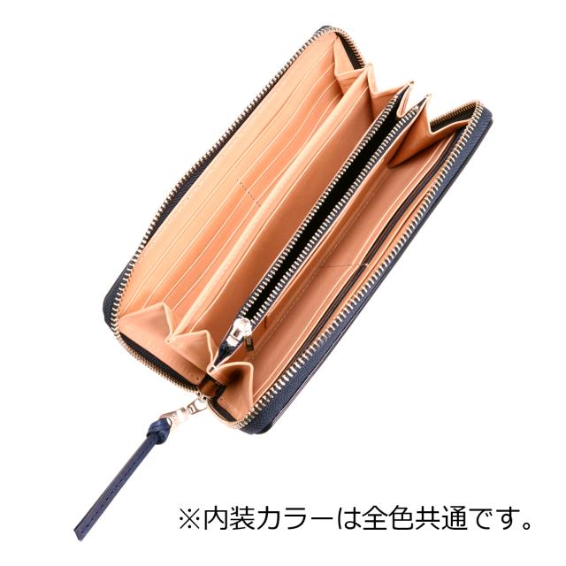 【レビュー投稿で+5％還元】バギーポート 長財布 本革 藍染型押しストレート メンズ ZYS297 BAGGY PORT ロングウォレット 札入れ レザー 牛革 イタリアンレザー 型押し 開運 一粒万倍日_4
