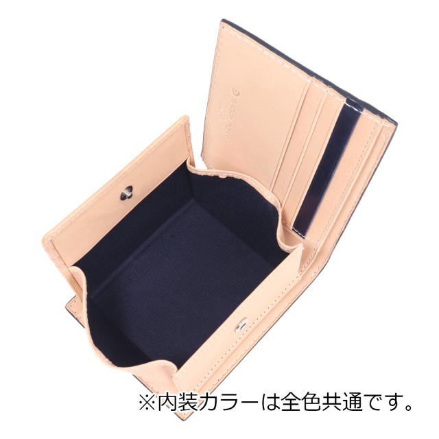 【文芸評論服従で+5％立ち直らす】バギーポート 紙入れ 本革 藍染型押し引っ切りない ZYS298 BAGGY PORT ミニ紙入れ 折り畳み紙入れ なめし革 牛皮 イタリアンなめし革 型押し 開運 一粒万倍日