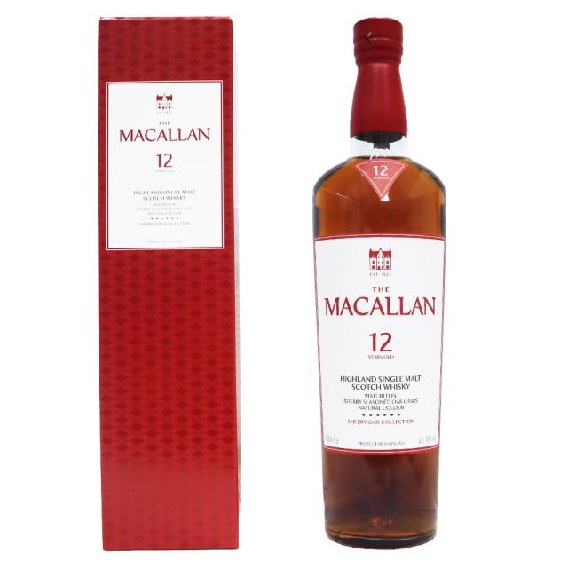 【箱付】 シングルモルトウィスキー マッカラン12年 700ml