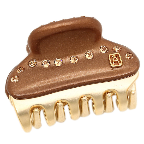 ALEXANDRE DE PARIS ヘアクリップ ブラウン マイン】アレクサンドル