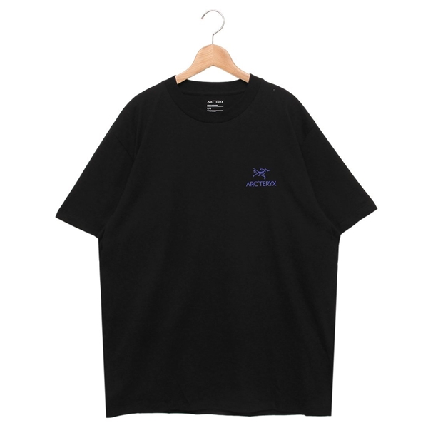 アークテリクス Tシャツ カットソー クラッグ SL コットン バード ワードTシャツ ブラック メンズ ARCTERYX X000009535 BLEL