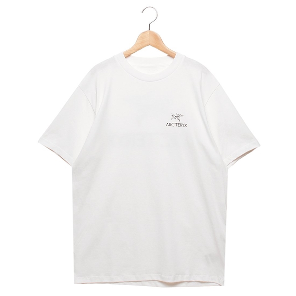 アークテリクス Tシャツ カットソー クラッグ SL コットン バード ワードTシャツ ホワイト メンズ ARCTERYX X000009535 WHBK