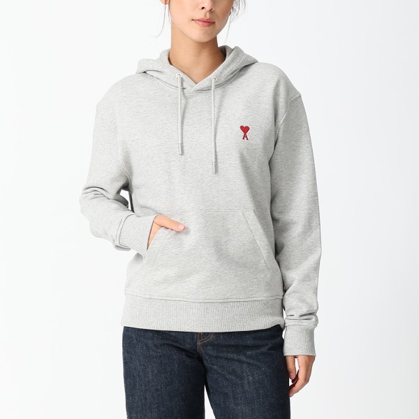 アミパリス パーカー フーディー グレー メンズ レディース ユニセックス AMI PARIS BFUSW235730 951