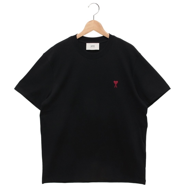 アミパリス Tシャツ カットソー アミ ドゥ クール ブラック メンズ レディース ユニセックス AMI PARIS BFUTS035U724 001