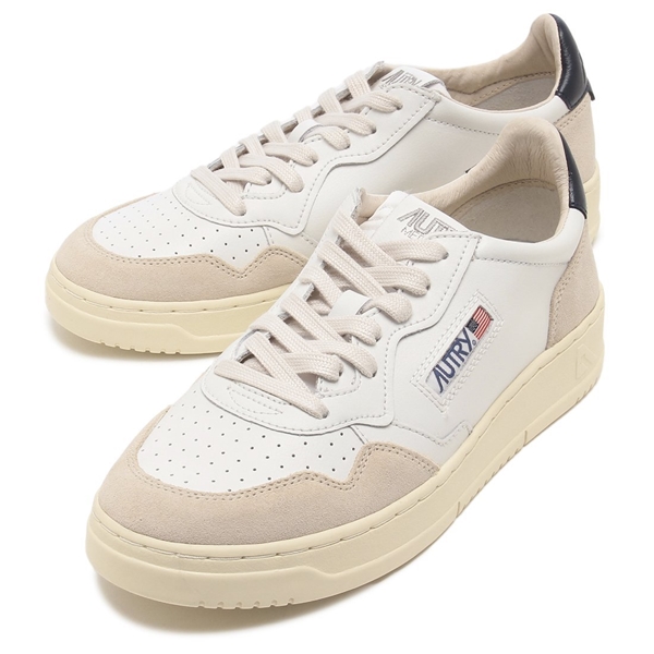 オートリー スニーカー メダリスト ホワイト ブルー メンズ AUTRY AULM LS28