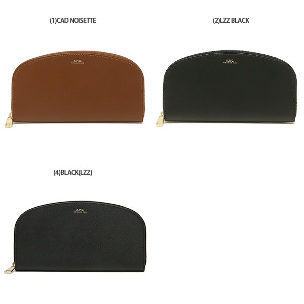 アーペーセー A.P.C. 財布 長財布 ハーフムーン レディース APC