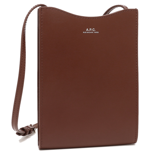 アーペーセー ショルダーバッグ ネックポーチ クロスボディバッグ ミニバッグ ブラウン メンズ レディース APC PXBMW H63043 CADの通販は