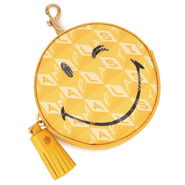アニヤハインドマーチ イヤホンケース ポーチ ウィンク チャーム イエロー レディース ユニセックス ANYA HINDMARCH 5050925194266