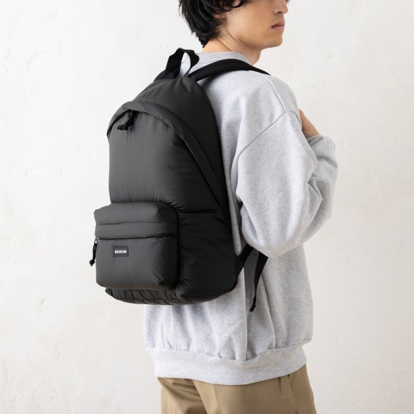 バレンシアガ リュック バックパック PUFFY COATED ブラック メンズ BALENCIAGA 503221 2AAMC 1000 A4対応
