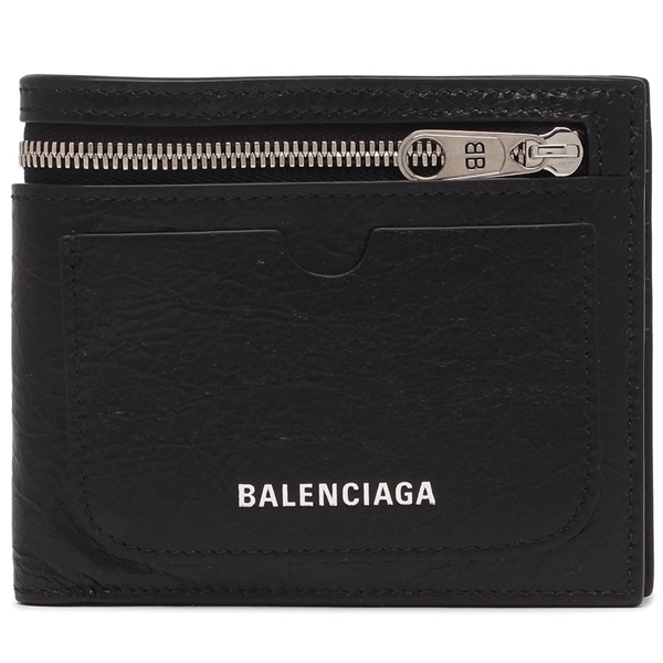 バレンシアガ 二つ折り財布 ブラック メンズ BALENCIAGA 801837 バレンシアガ 二つ折り財布 ブラック メンズ BALENCIAGA 801837