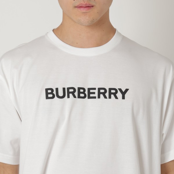 バーバリー Tシャツ Mサイズ ロゴT ホワイト メンズ BURBERRY