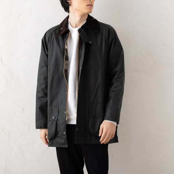 バブアー コート ブルゾン ビューフォート ワックスコーティングジャケット メンズ Barbour MWX0017 SG91 BEAUFORT WAX JACKET SAGE